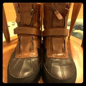 Polo zipper boots